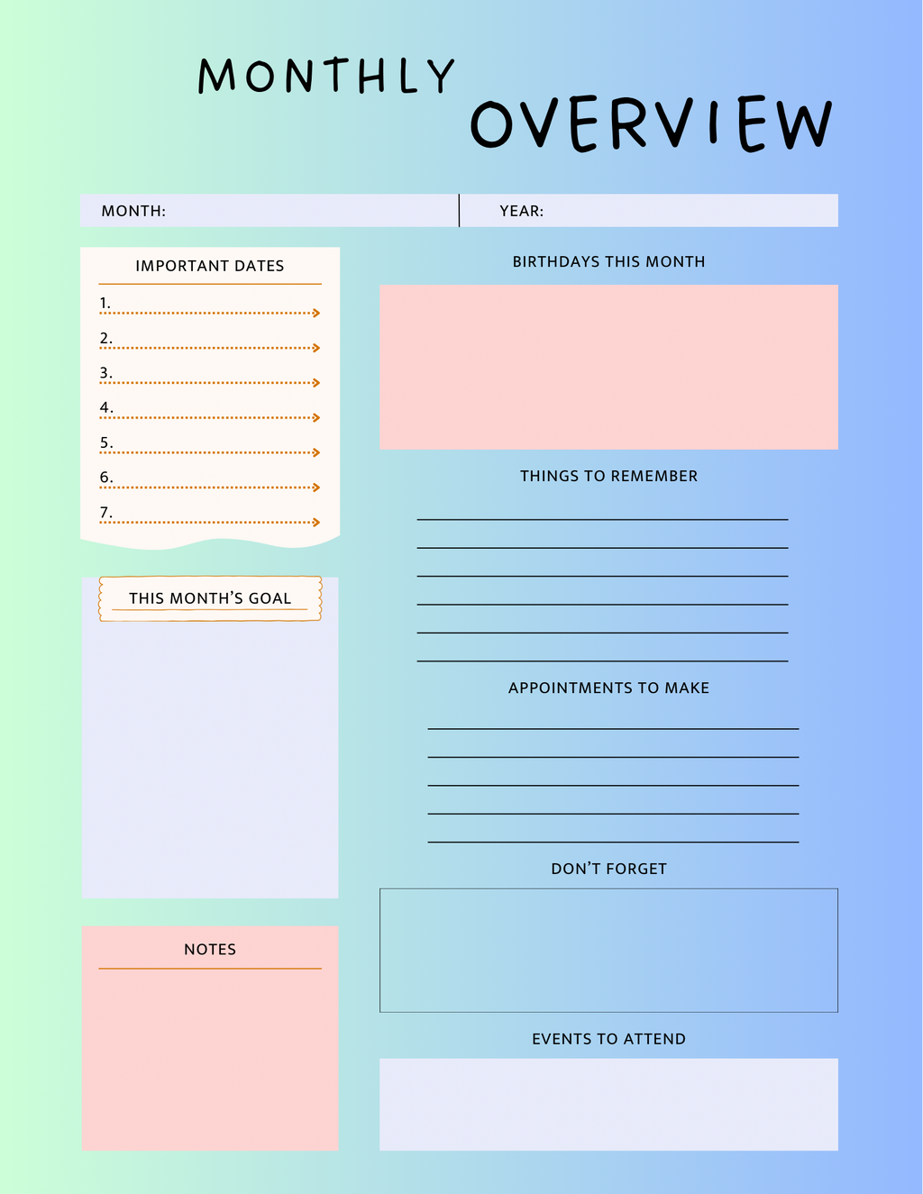 Home Management Binder
