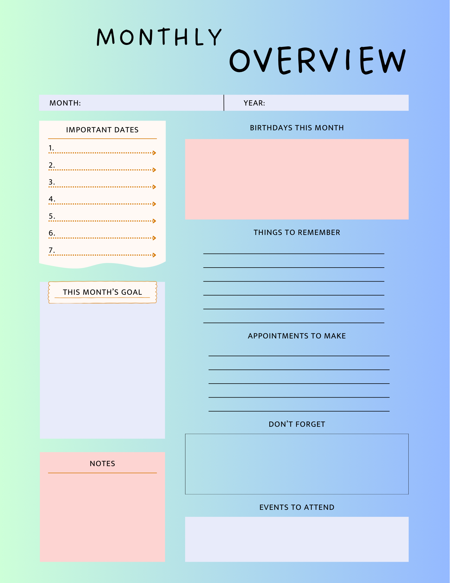 Home Management Binder