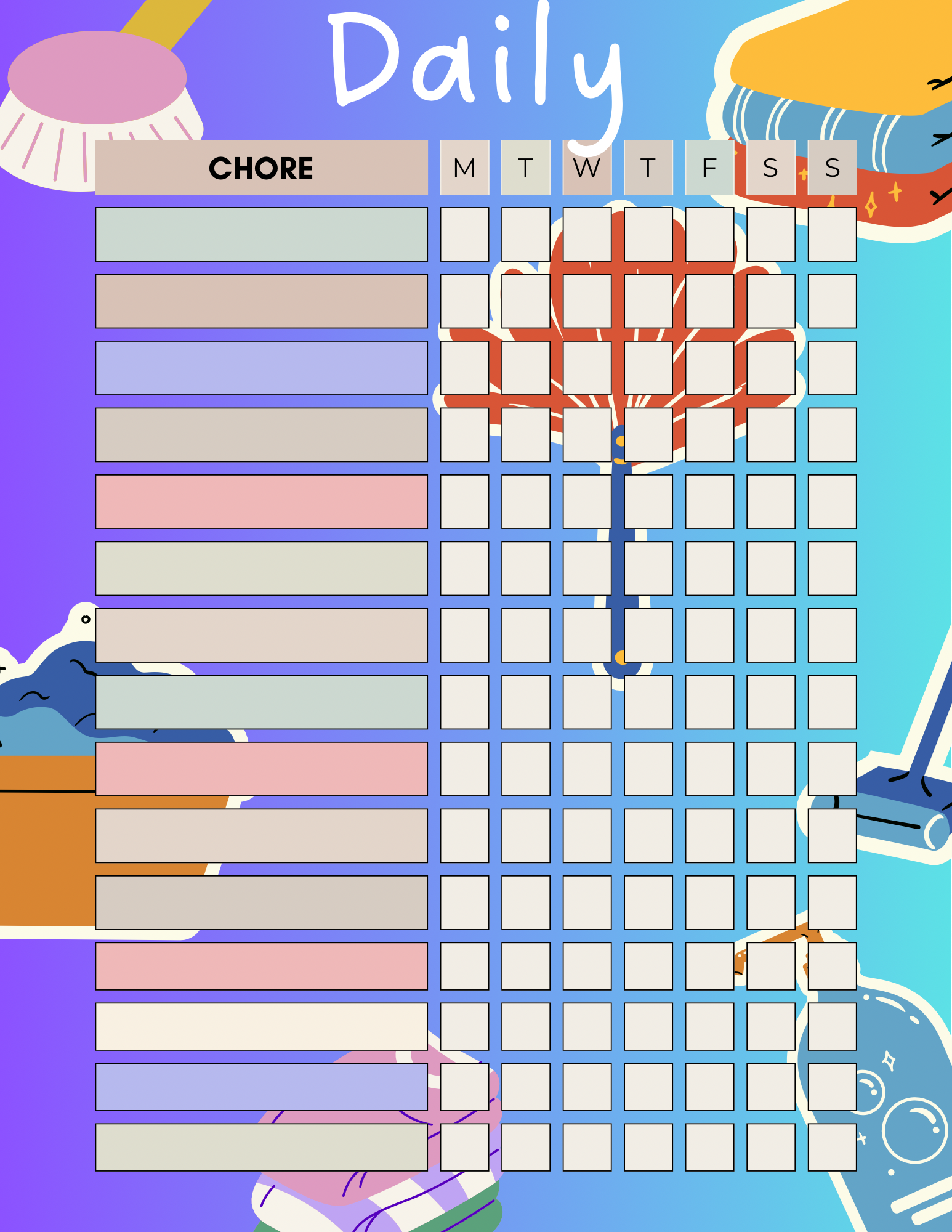Blue Fade Kitchen Planner