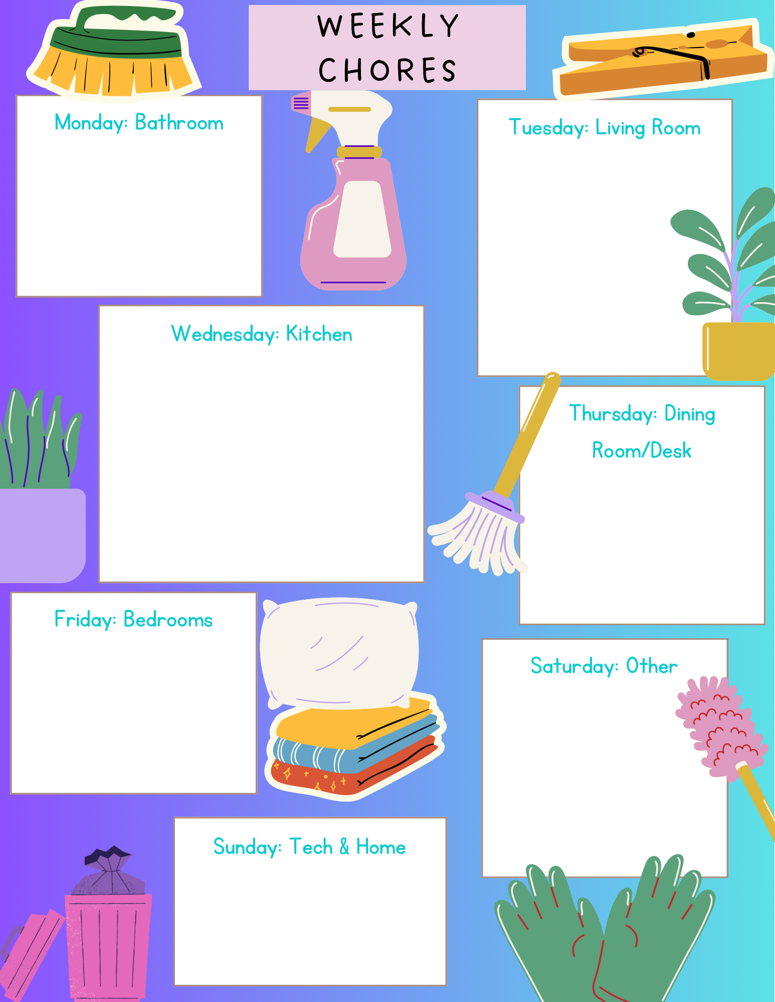 Blue Fade Kitchen Planner