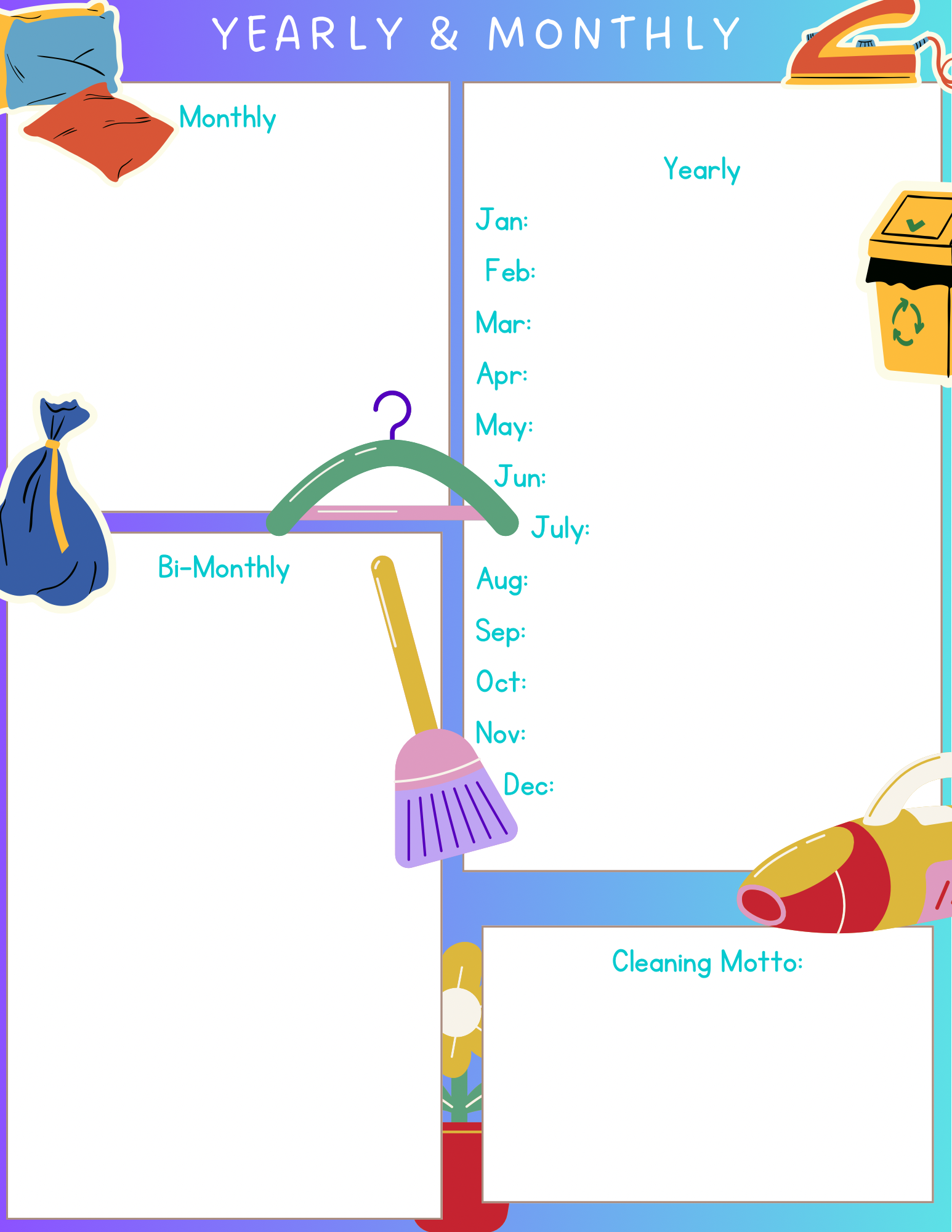 Blue Fade Kitchen Planner