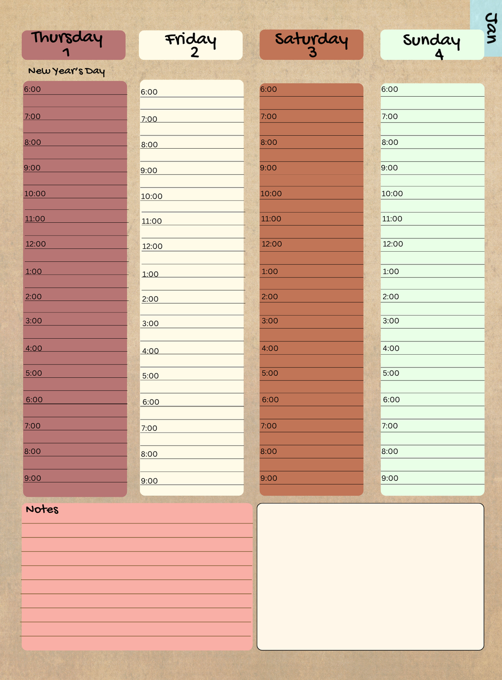 Physical 2026 Planner B