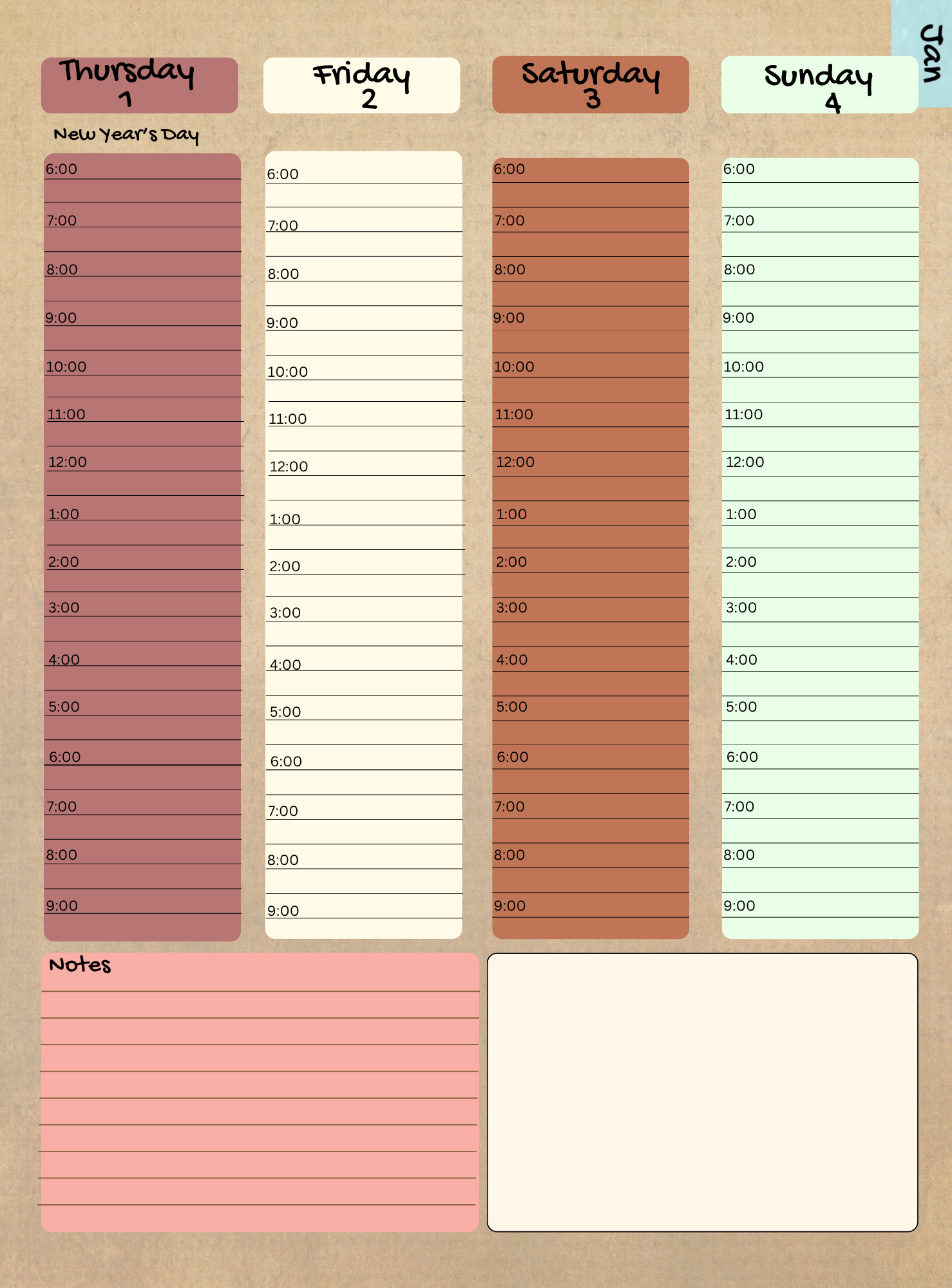 Physical 2026 Planner B