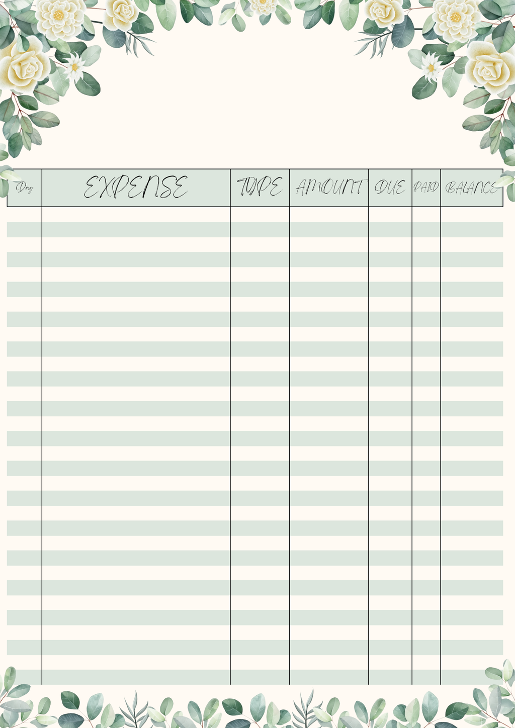 Budget Planner, Basic