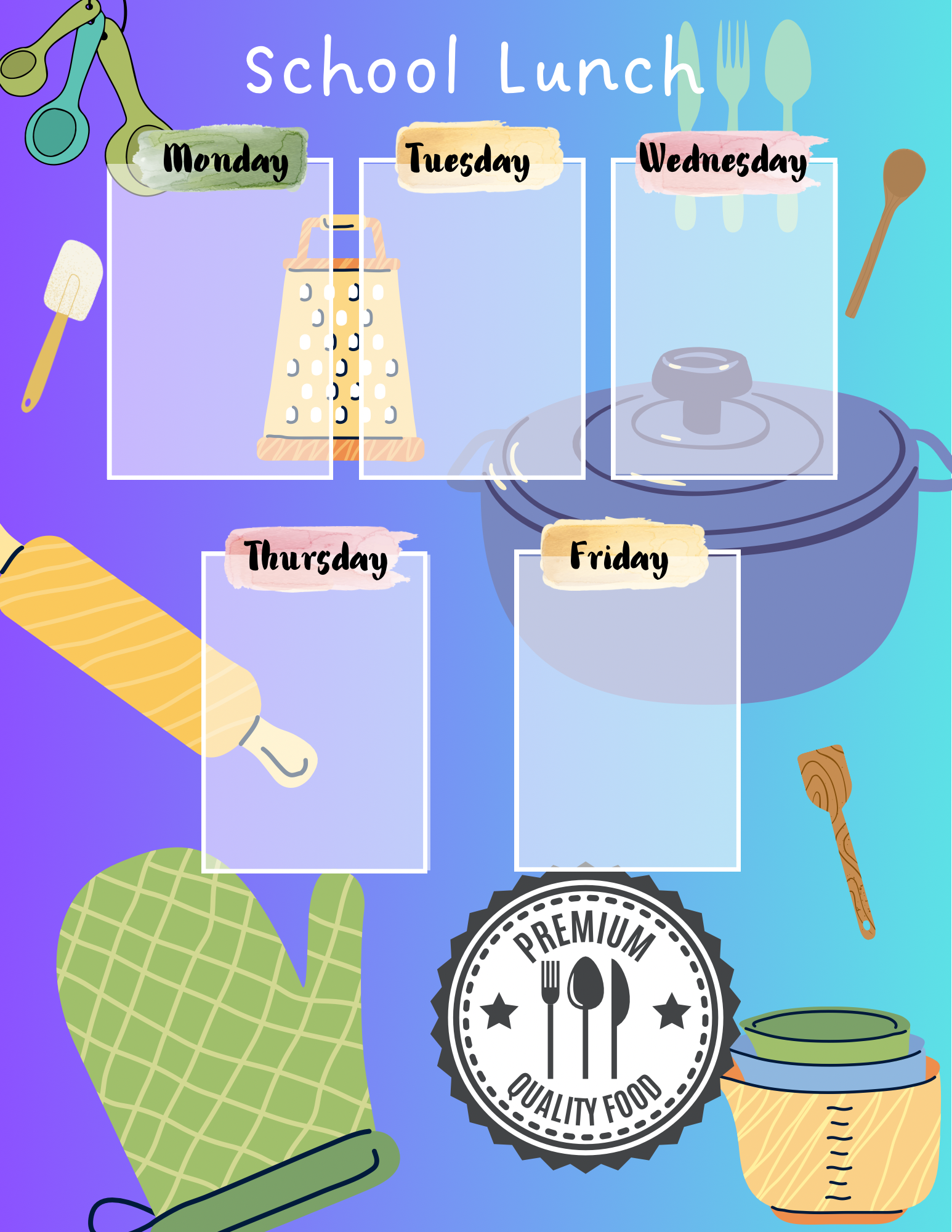 Blue Fade Kitchen Planner