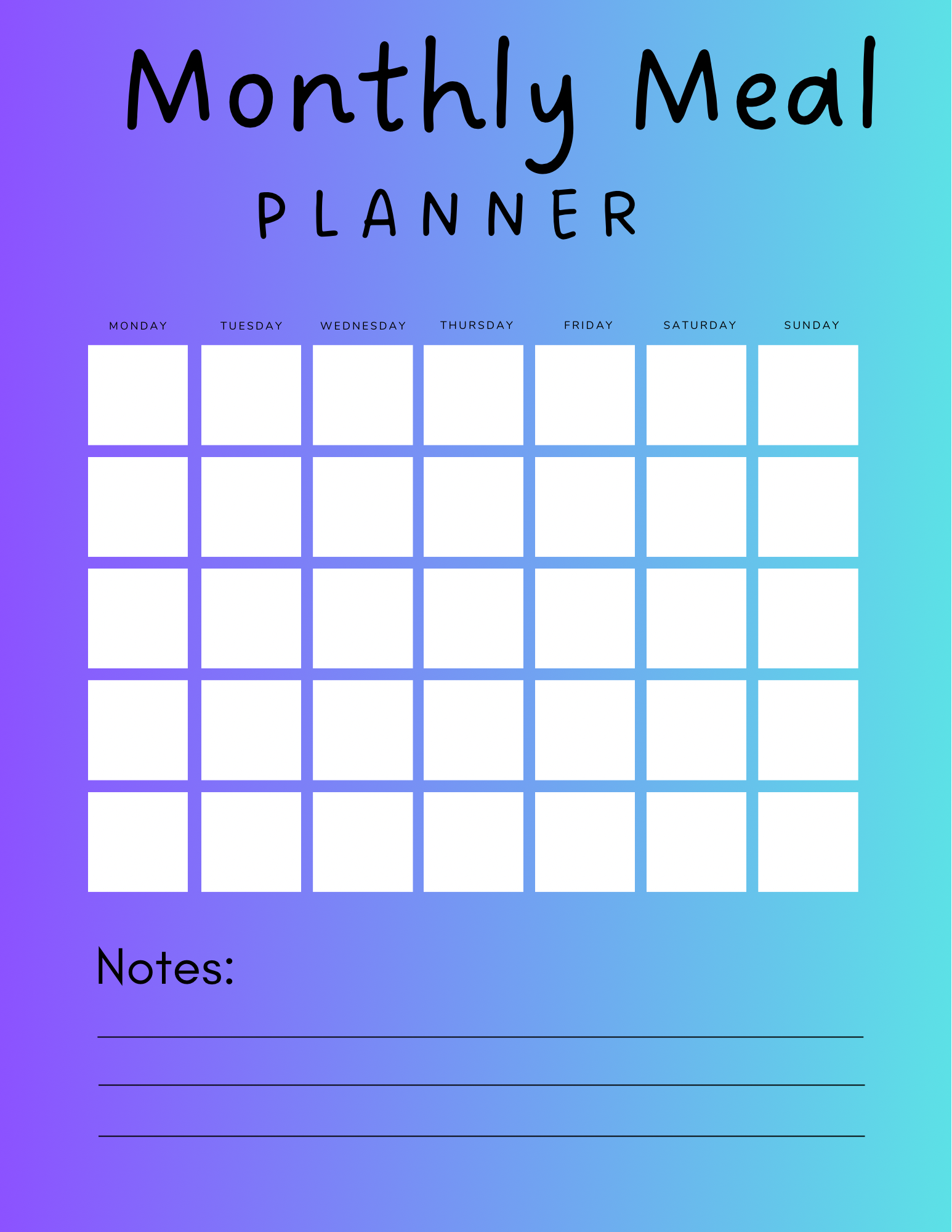 Blue Fade Kitchen Planner